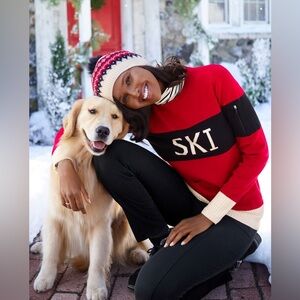 NWT Talbots COLORBLOCK "SKI" SWEATER